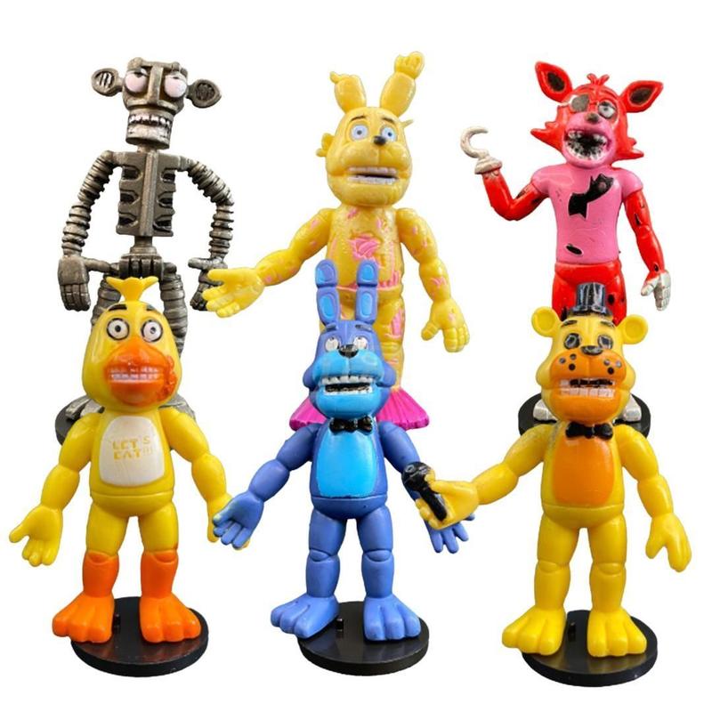 Five Nights at Freddy's フィギュアセット Kit 6 Bonecos Five Nights At Freddy 'S Fnaf Action Figure - Smart